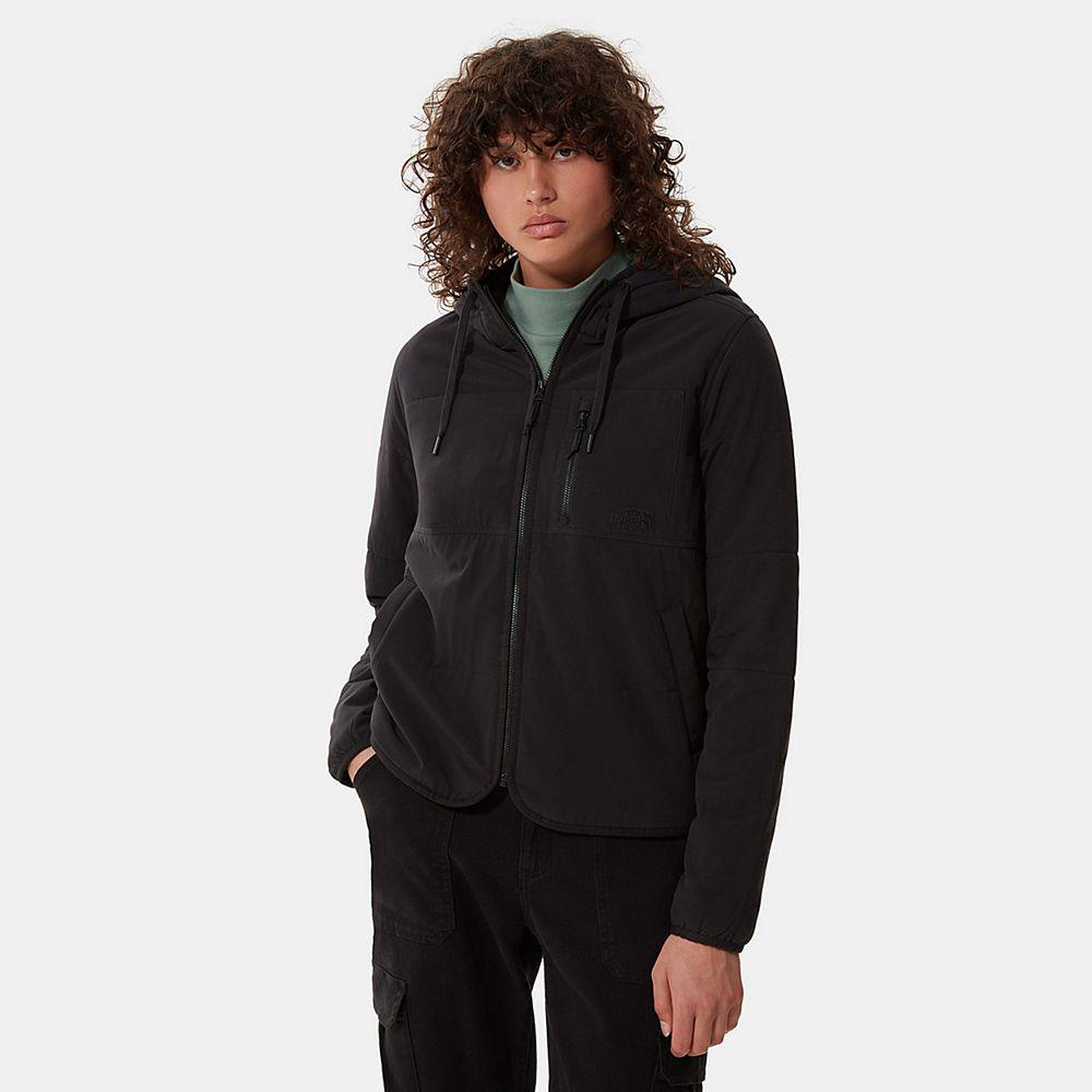 The North Face Mountain Hoodie Γυναικεια Πουλόβερ - Μαυρα (GLXO80423)